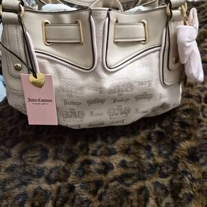 Juicy Couture Cream Shoulder Bag